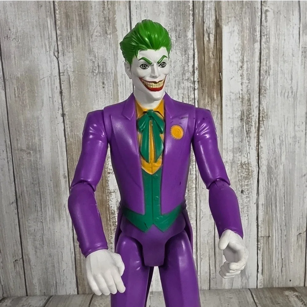 DC Comics Joker Action Figure Lot 12 Inch Spin Master and Imaginext Batman Toy